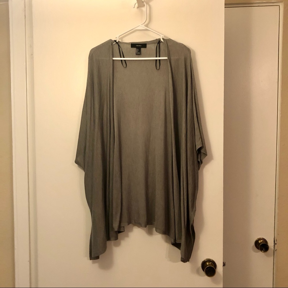 3/$15 ✨ Forever 21 slouchy grey cardigan